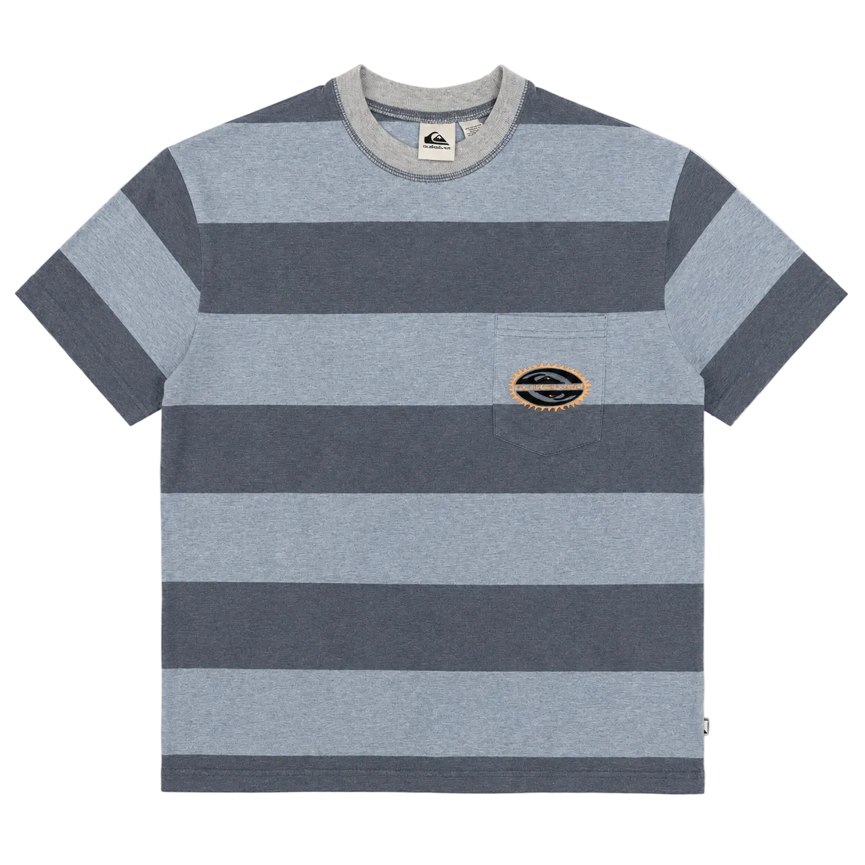 QUIKSILVER LOGO POCKET TEE (S)
