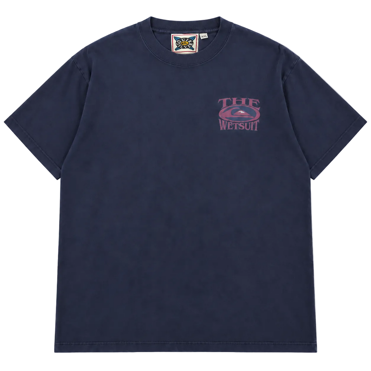 90S QUIKSILVER THE WETSUIT BIG LOGO GRAPHIC TEE (XXL)