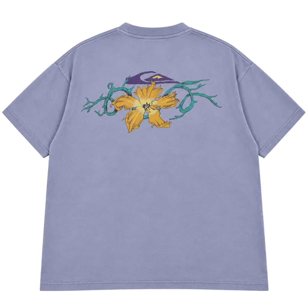 90S QUIKSILVER HIBISCUS FLORAL GRAPHIC TEE (XXL)