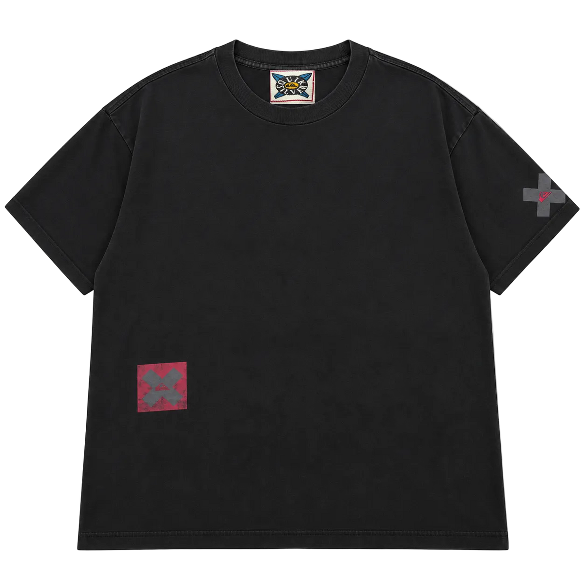 90S QUIKSILVER BARCODE BIG LOGO GRAPHIC TEE (XXL)
