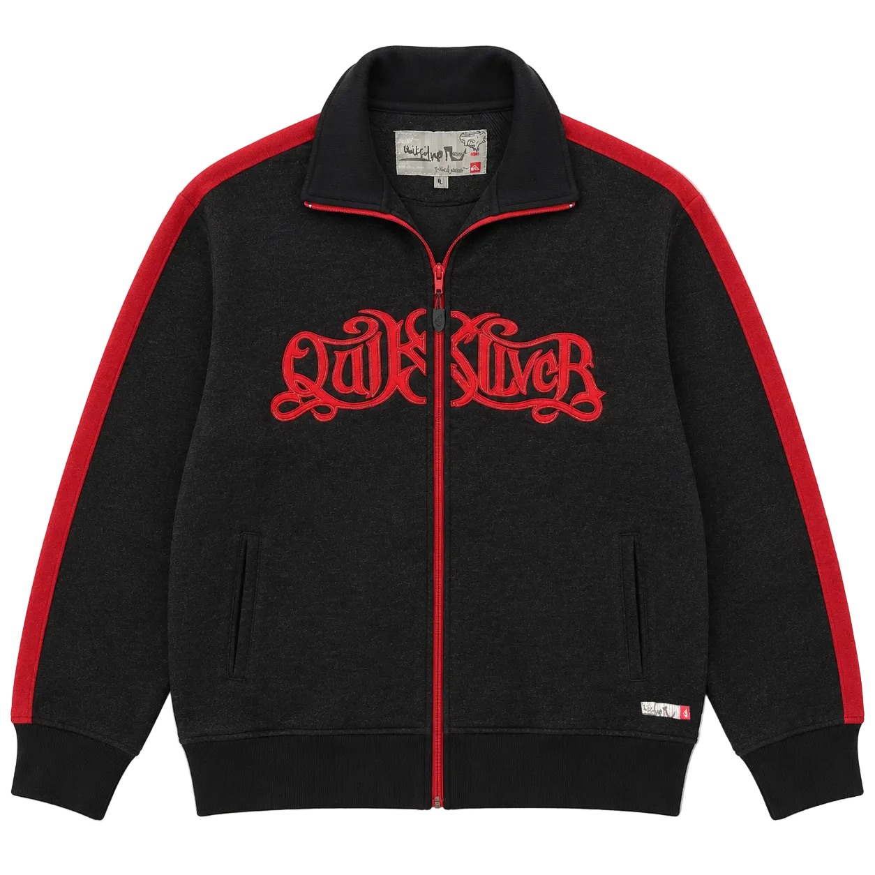 QUIKSILVER KNIT ZIP-UP JACKET (L)