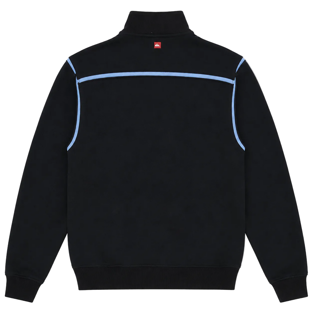 QUIKSILVER GRAPHIC LOGO ZIP-UP SWEATER (L)