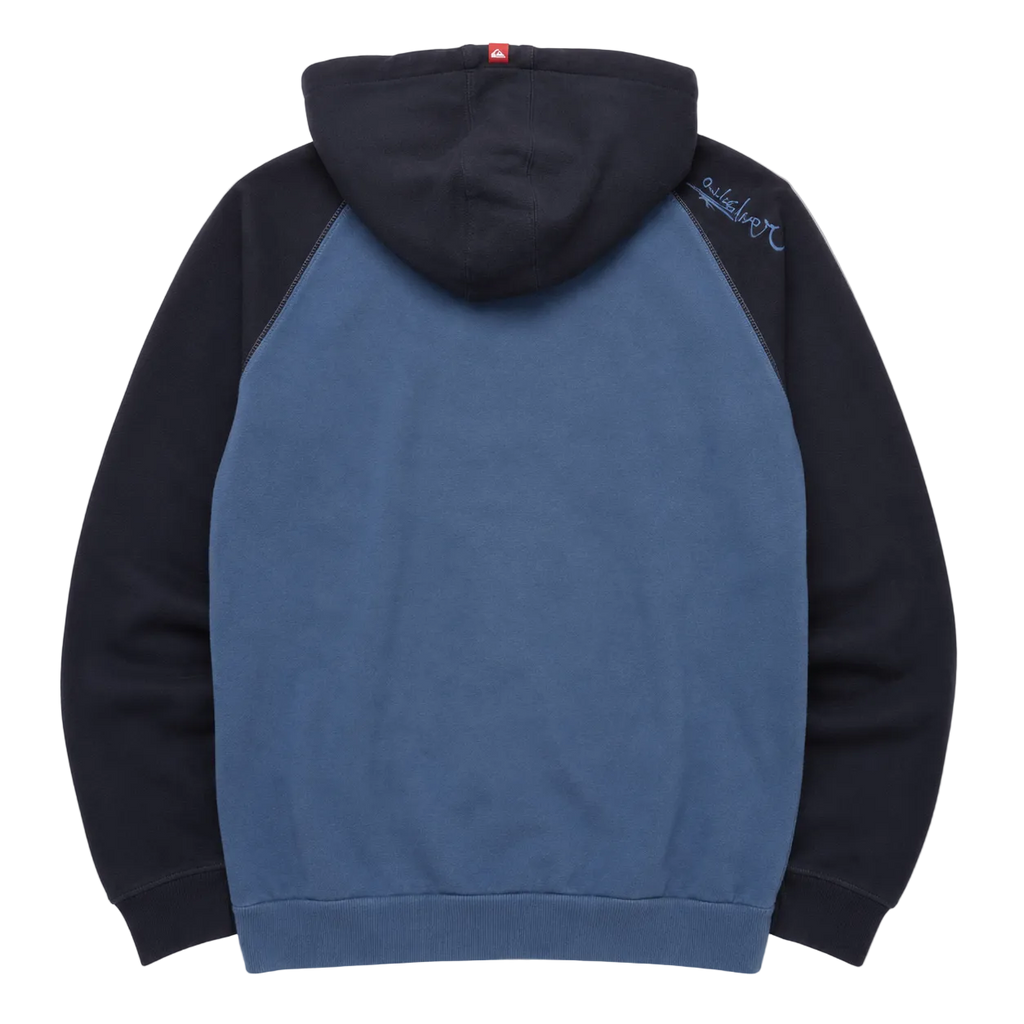 QUIKSILVER SPELL OUT LOGO HOODIE ZIP-UP JACKET (M)