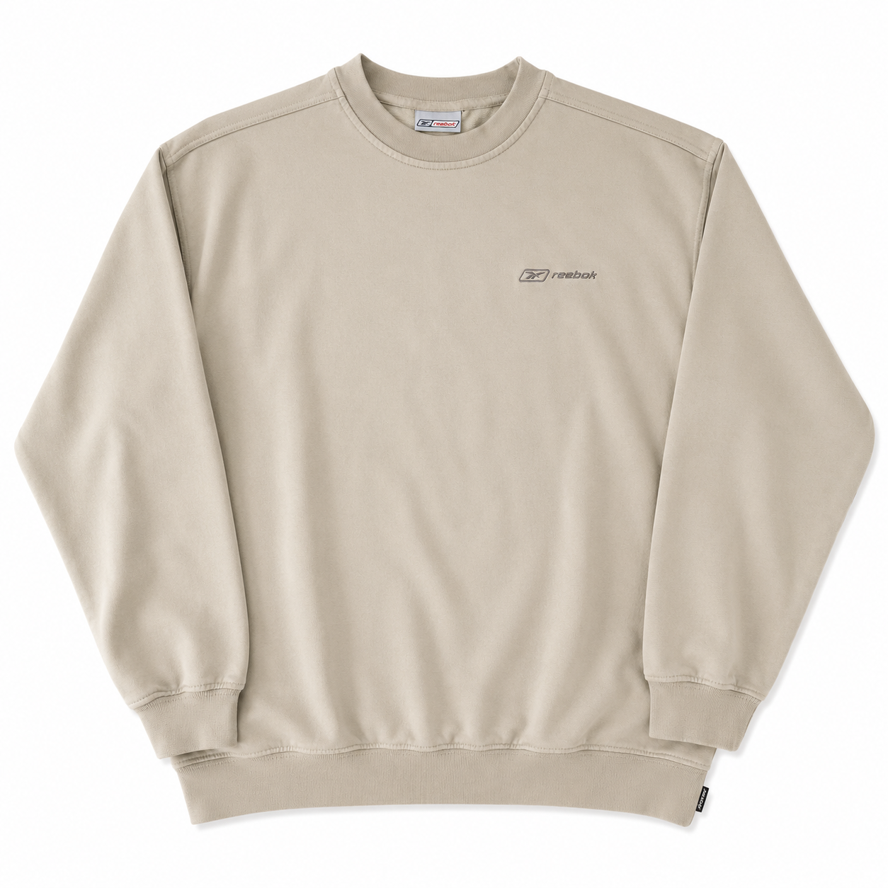 REEBOK SMALL LOGO EMBROIDERED SWEATER (L)