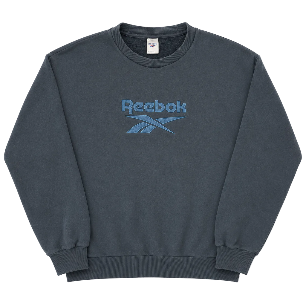 REEBOK BIG LOGO EMBROIDERED SWEATER (XL)