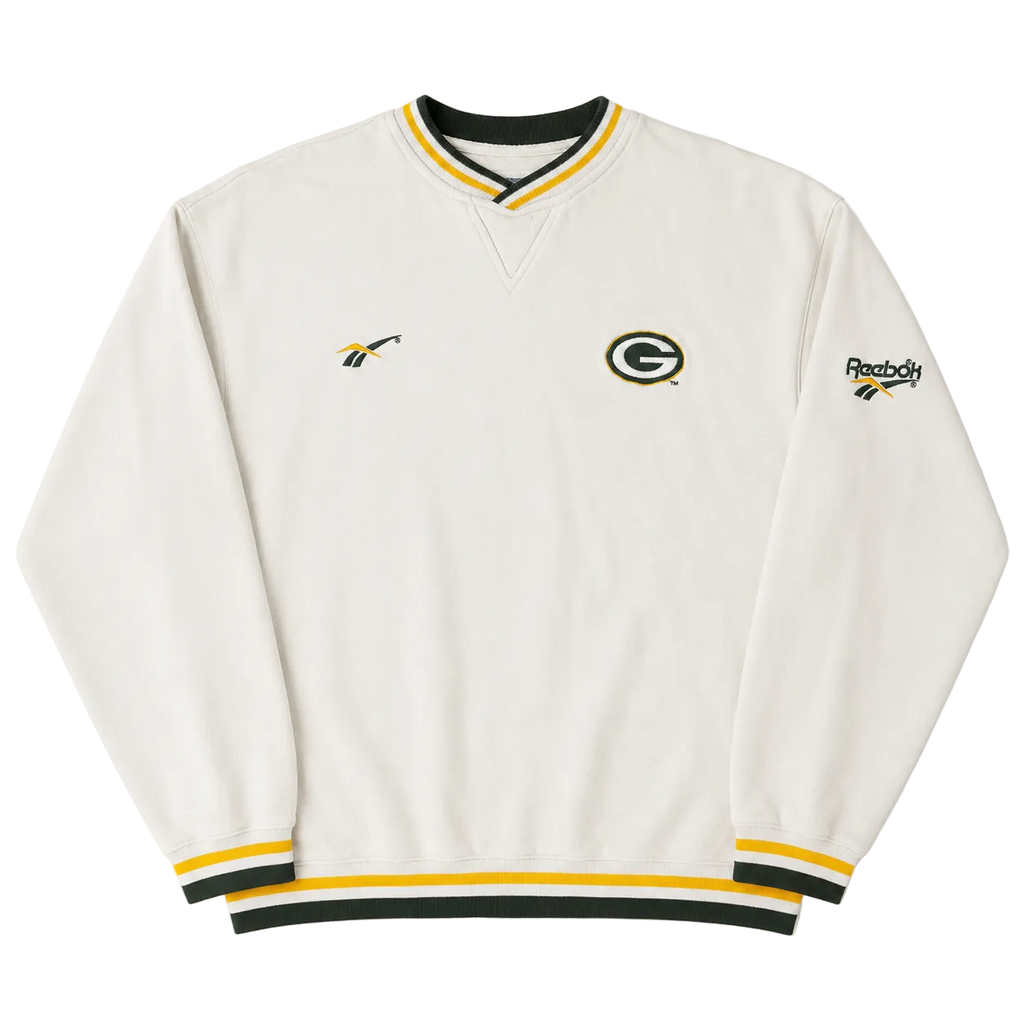 REEBOK X GREENBAY PACKERS EMBROIDERED LOGO SWEATER (L)