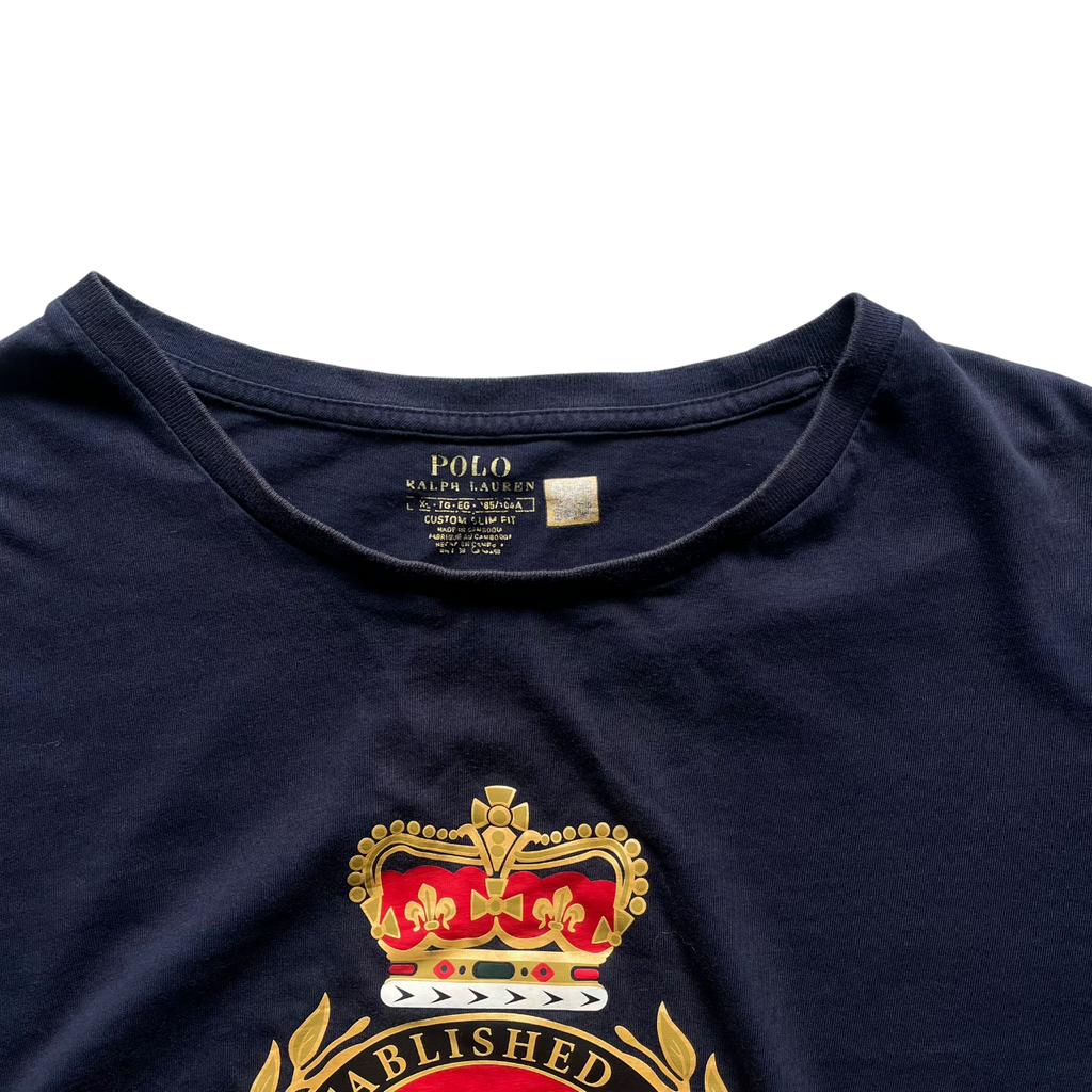 POLO RALPH LAUREN CREST LOGO LONGSLEEVE (XL)