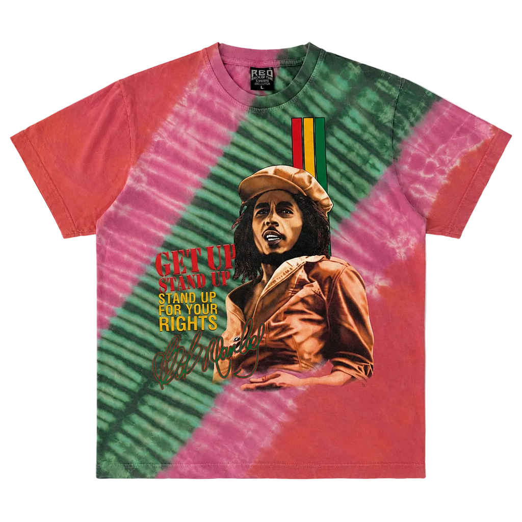 RED ROCK OF THE BOB MARLEY TIE DYE TEE (L)
