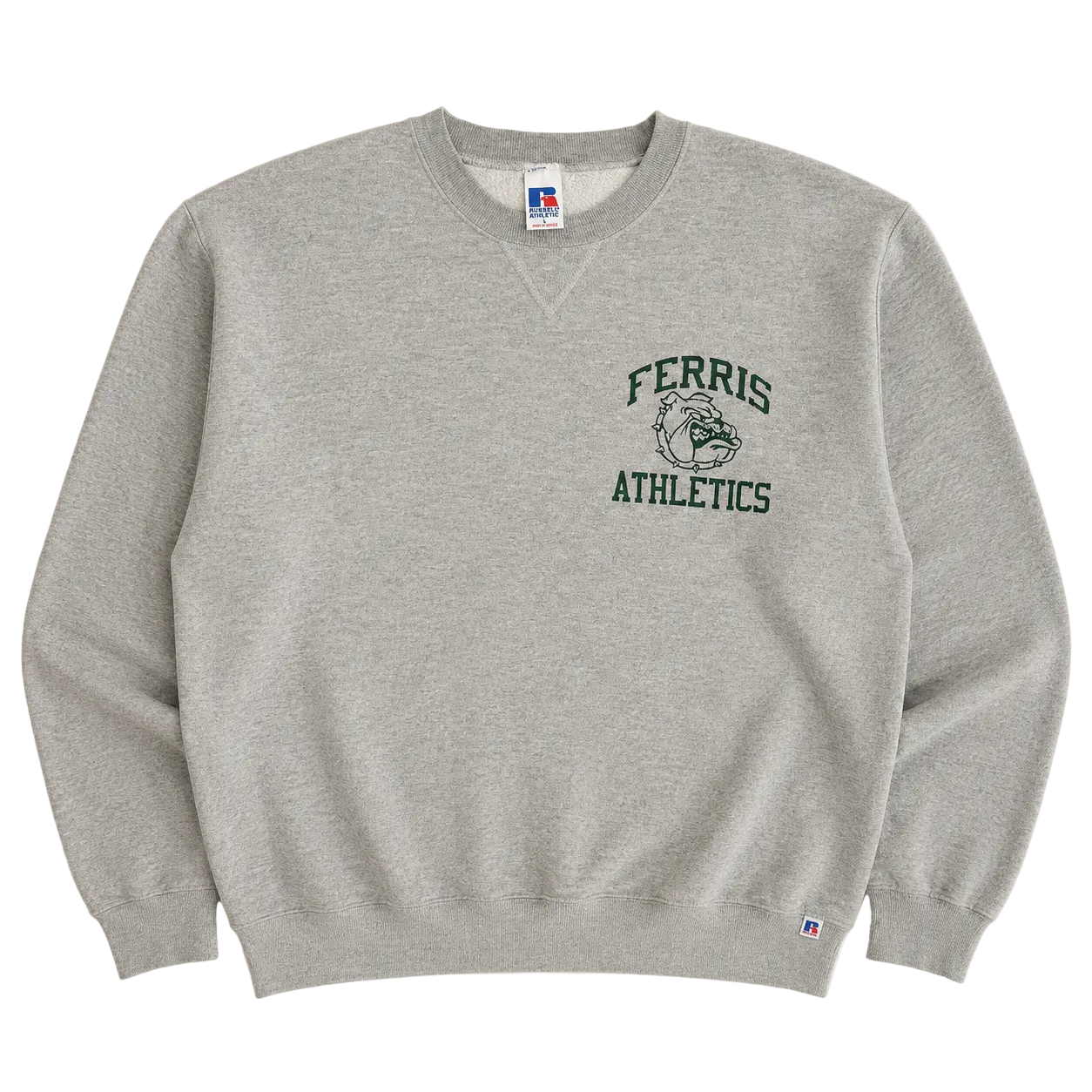 RUSSELL FERRIS ATHLETICS GRAPHIC LOGO SWEATER (L)