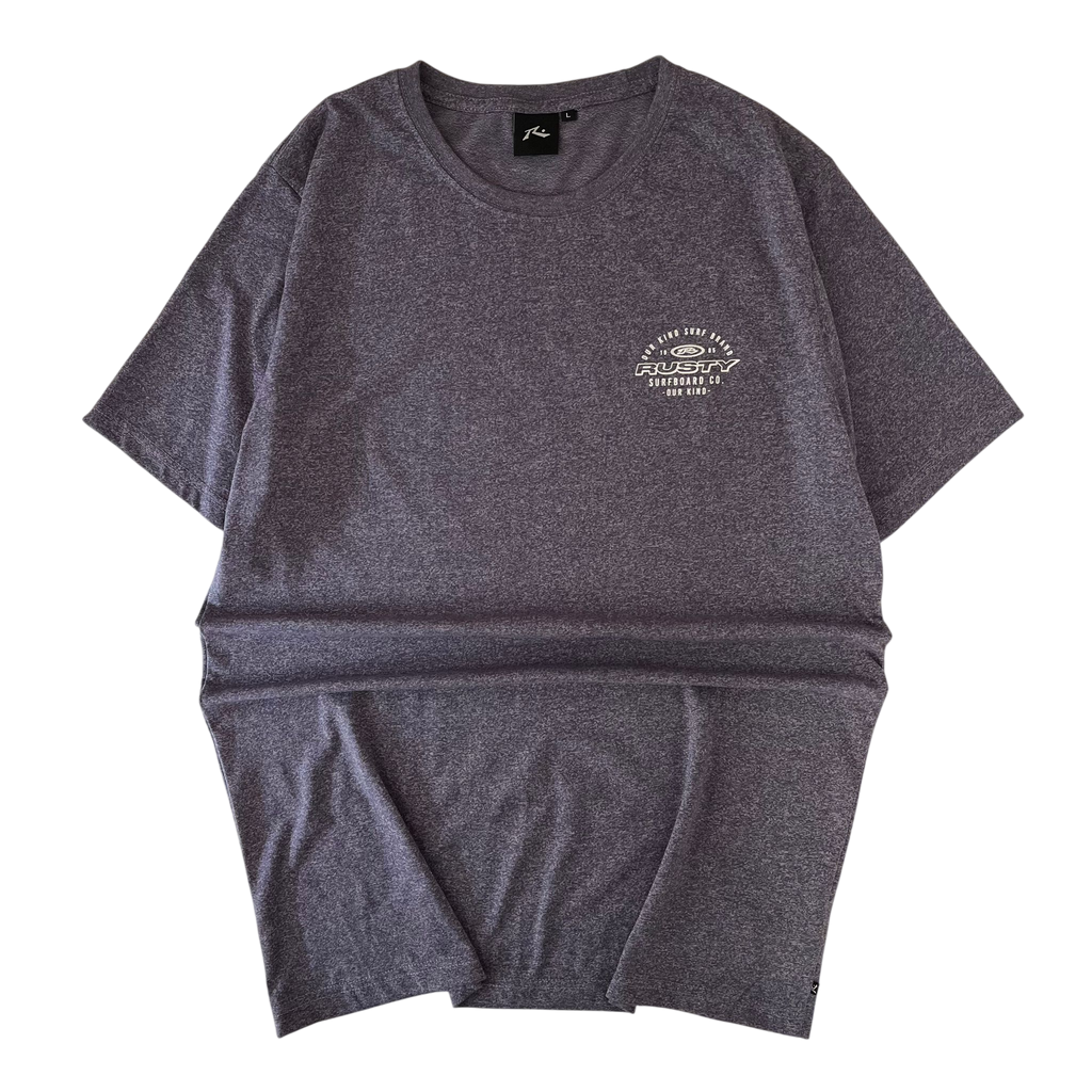 RUSTY SURFBOARD CO. LOGO TEE (L)