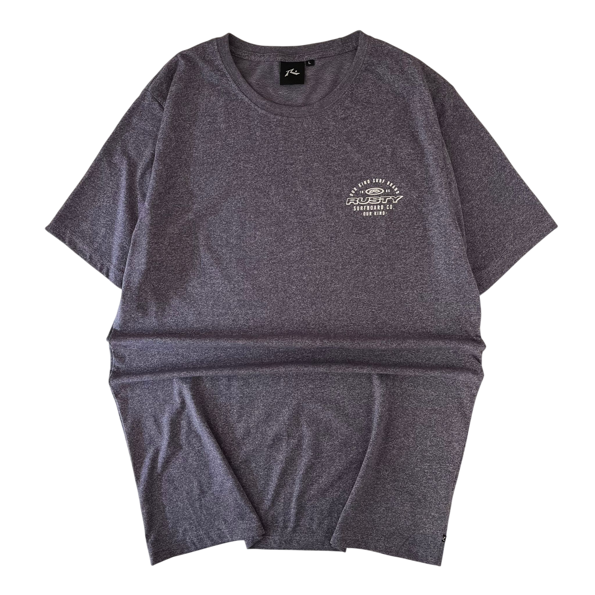 RUSTY SURFBOARD CO. LOGO TEE (L)