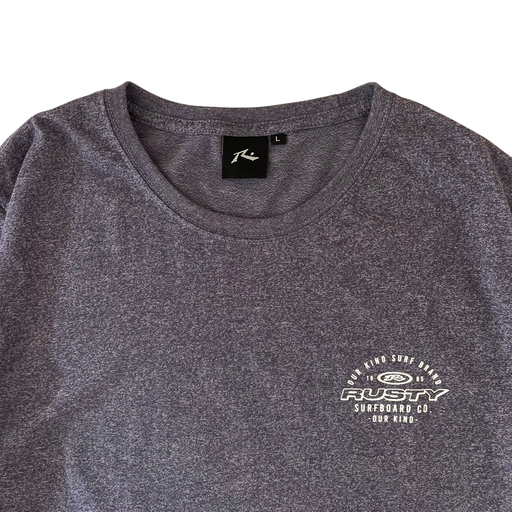 RUSTY SURFBOARD CO. LOGO TEE (L)