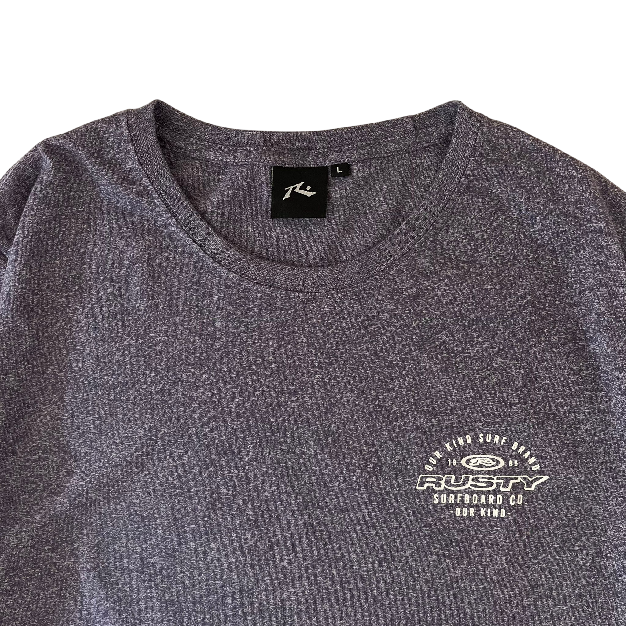 RUSTY SURFBOARD CO. LOGO TEE (L)