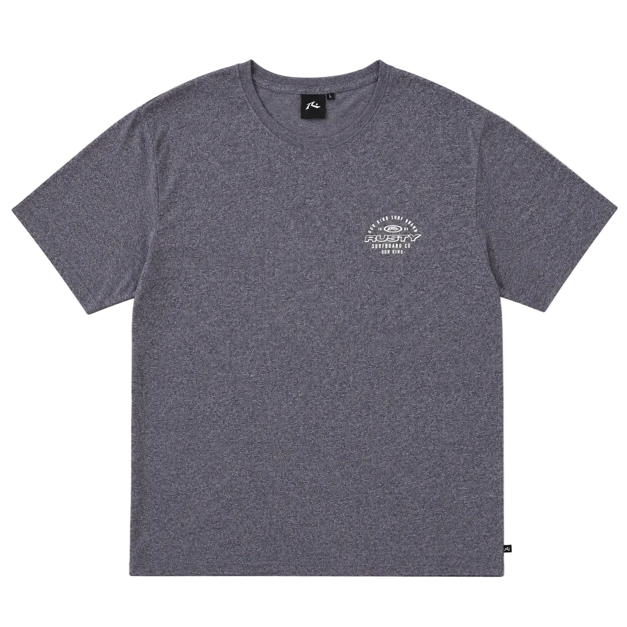 RUSTY SURFBOARD CO. LOGO TEE (L)