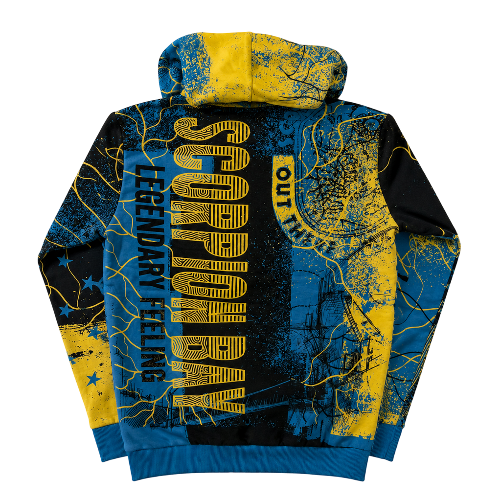 SCORPION BAY ALL-OVER GRAPHIC HOODIE (XS)