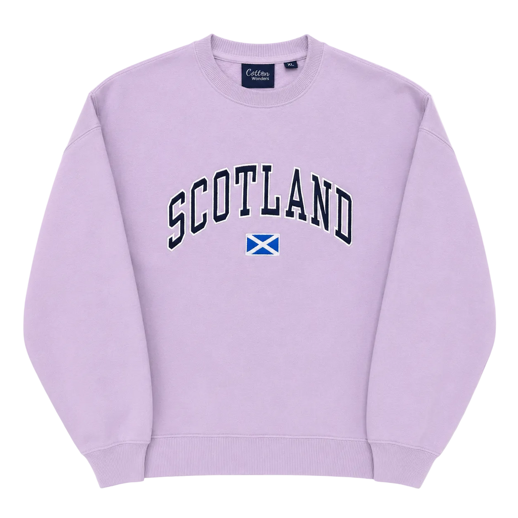 SCOTLAND SPELL OUT FLAG SWEATER (XL)