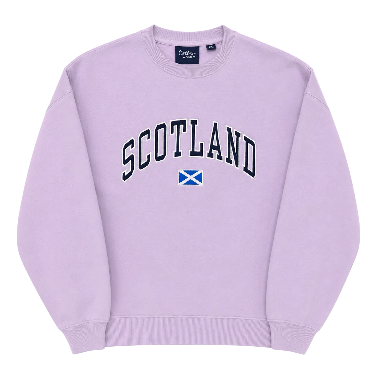 SCOTLAND SPELL OUT FLAG SWEATER (XL)