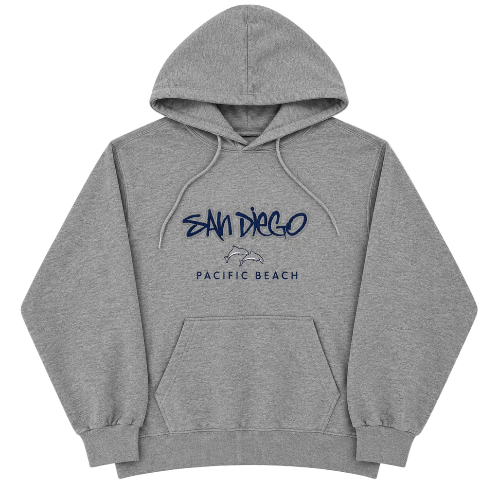 SAN DIEGO PACIFIC BEACH EMBROIDERED HOODIE (XL)