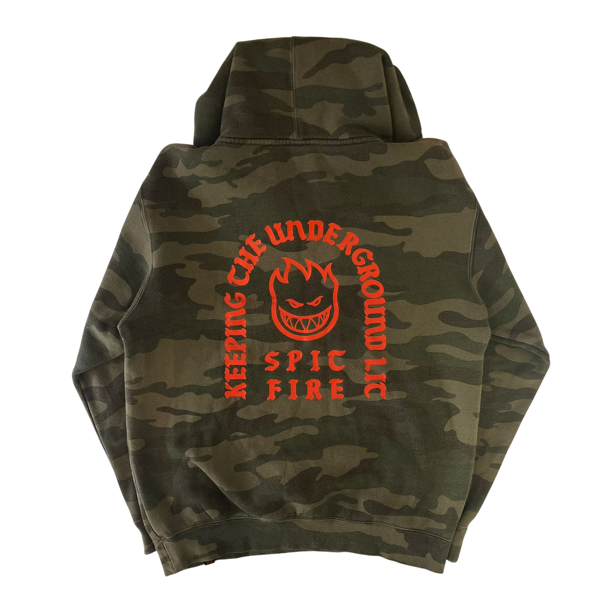 SPITFIRE CAMO STEADY ROCKIN HOODIE (M)