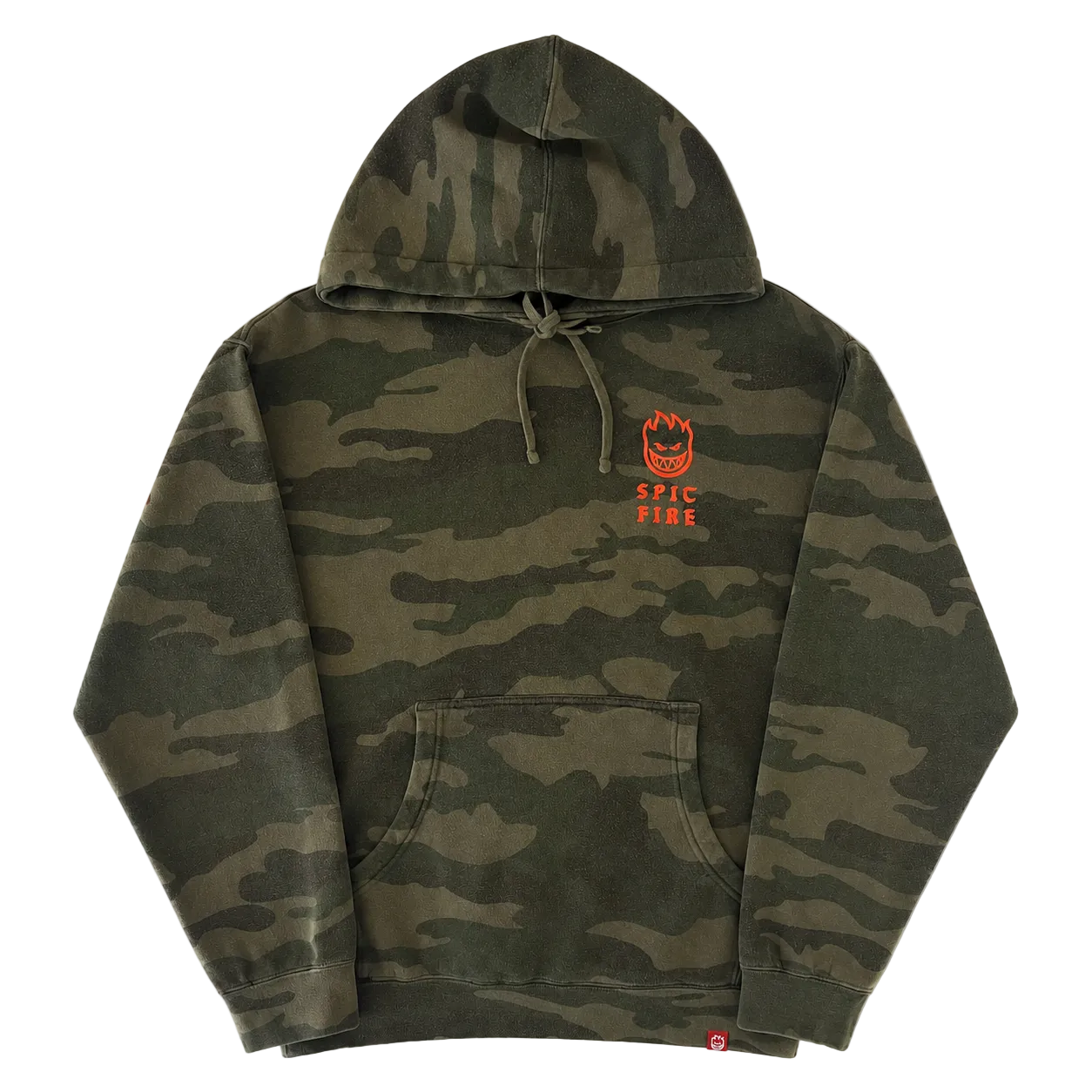 SPITFIRE CAMO STEADY ROCKIN HOODIE (M)
