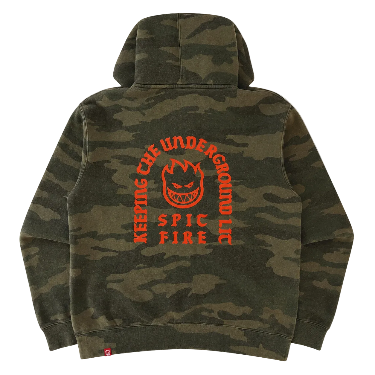 SPITFIRE CAMO STEADY ROCKIN HOODIE (M)