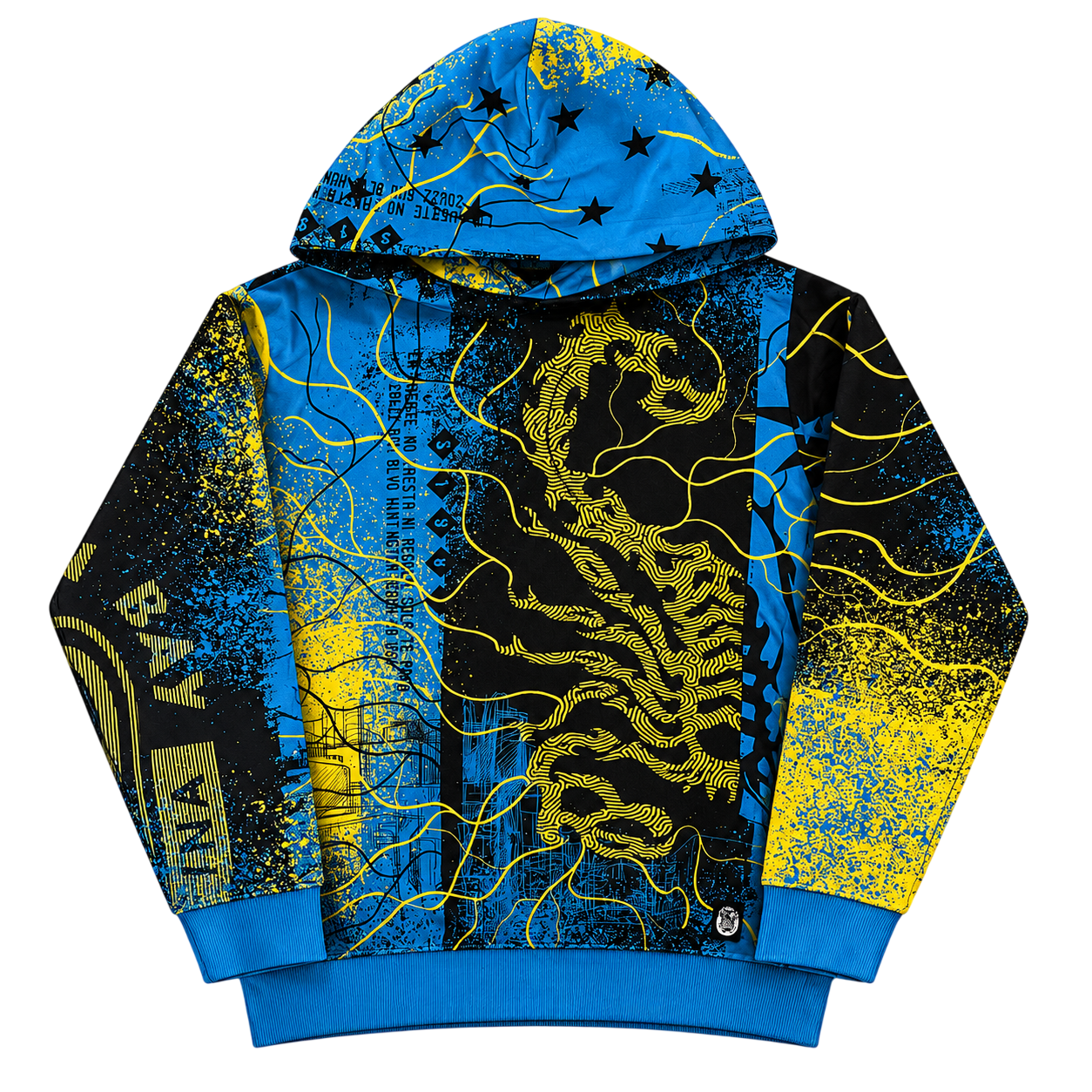 SCORPION BAY ALL-OVER GRAPHIC HOODIE (XS)
