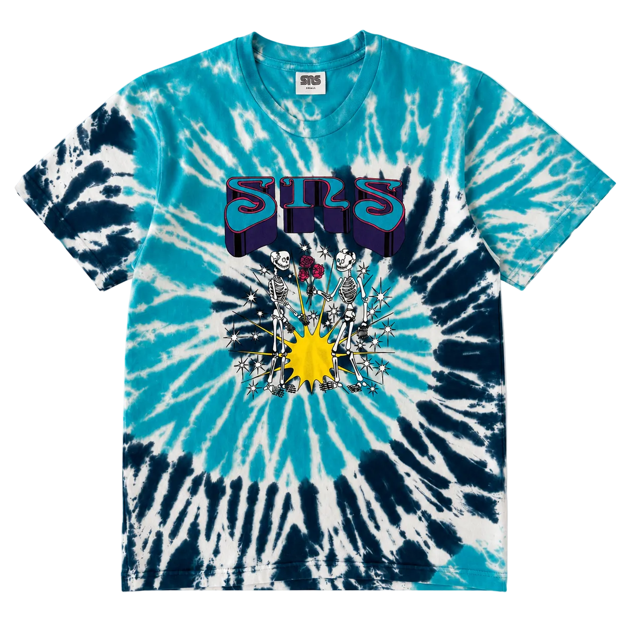 SNS SKELETONS TIE DYE TEE (S)
