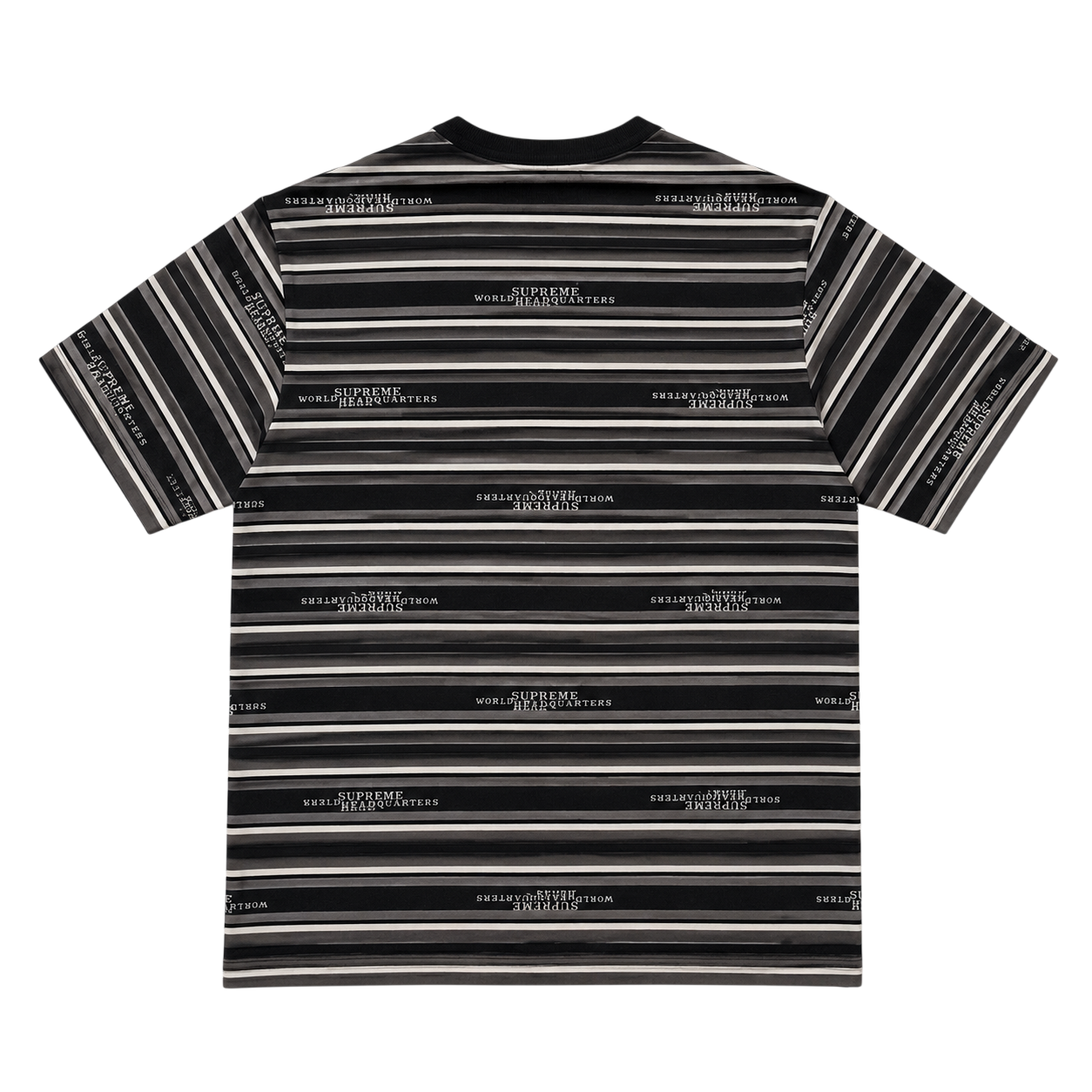 SUPREME HQ STRIPE TEE (M)