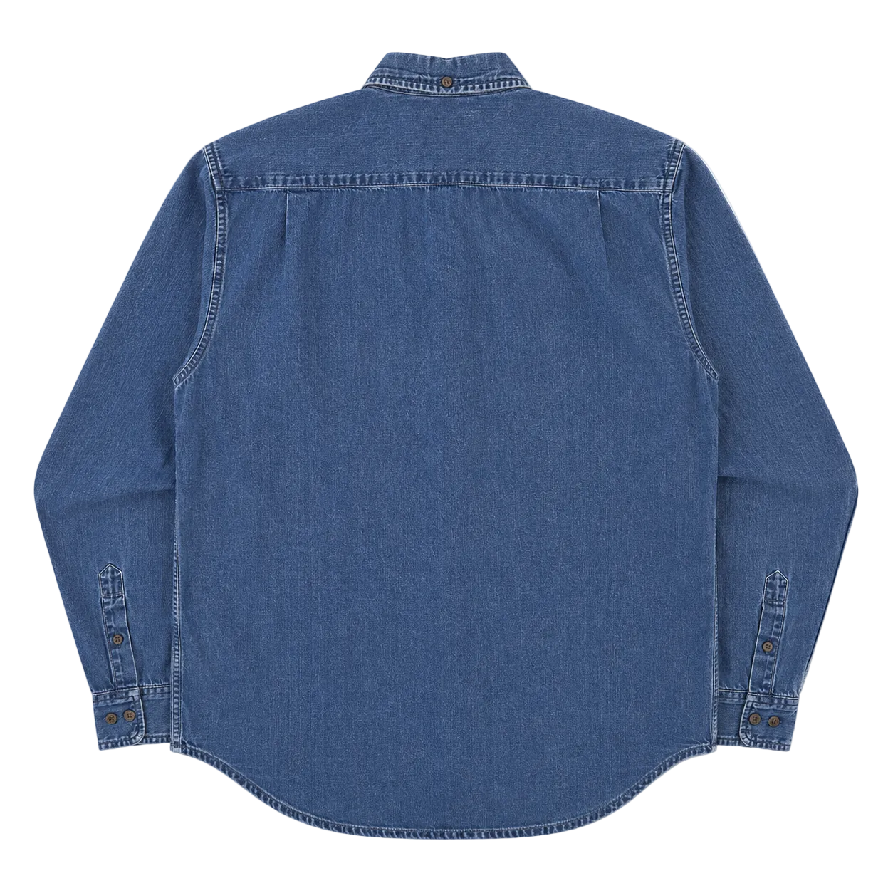 SUPREME DENIM LONG SLEEVE SHIRT (M)