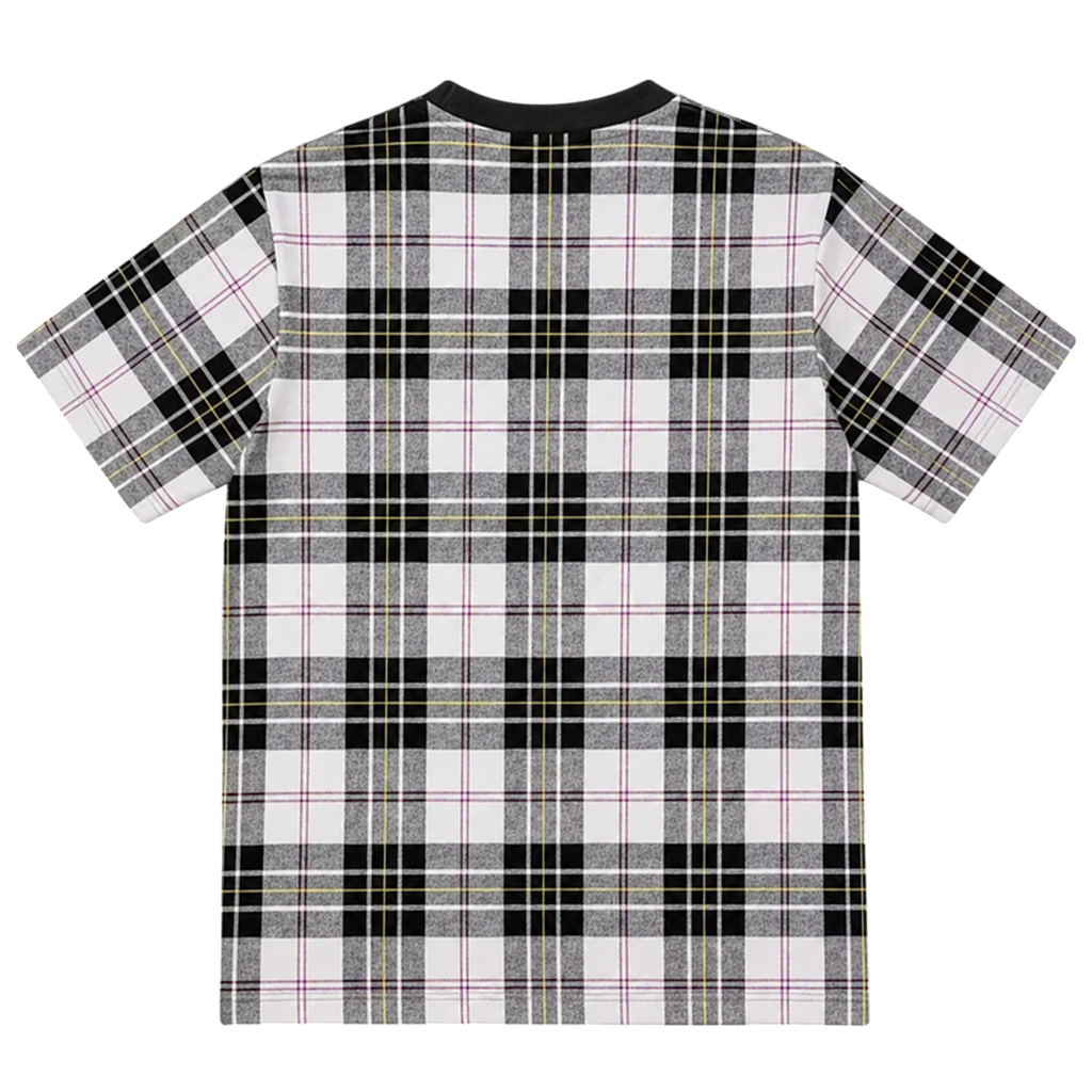 SUPREME JACQUARD TARTAN PLAID POCKET TEE (XL)