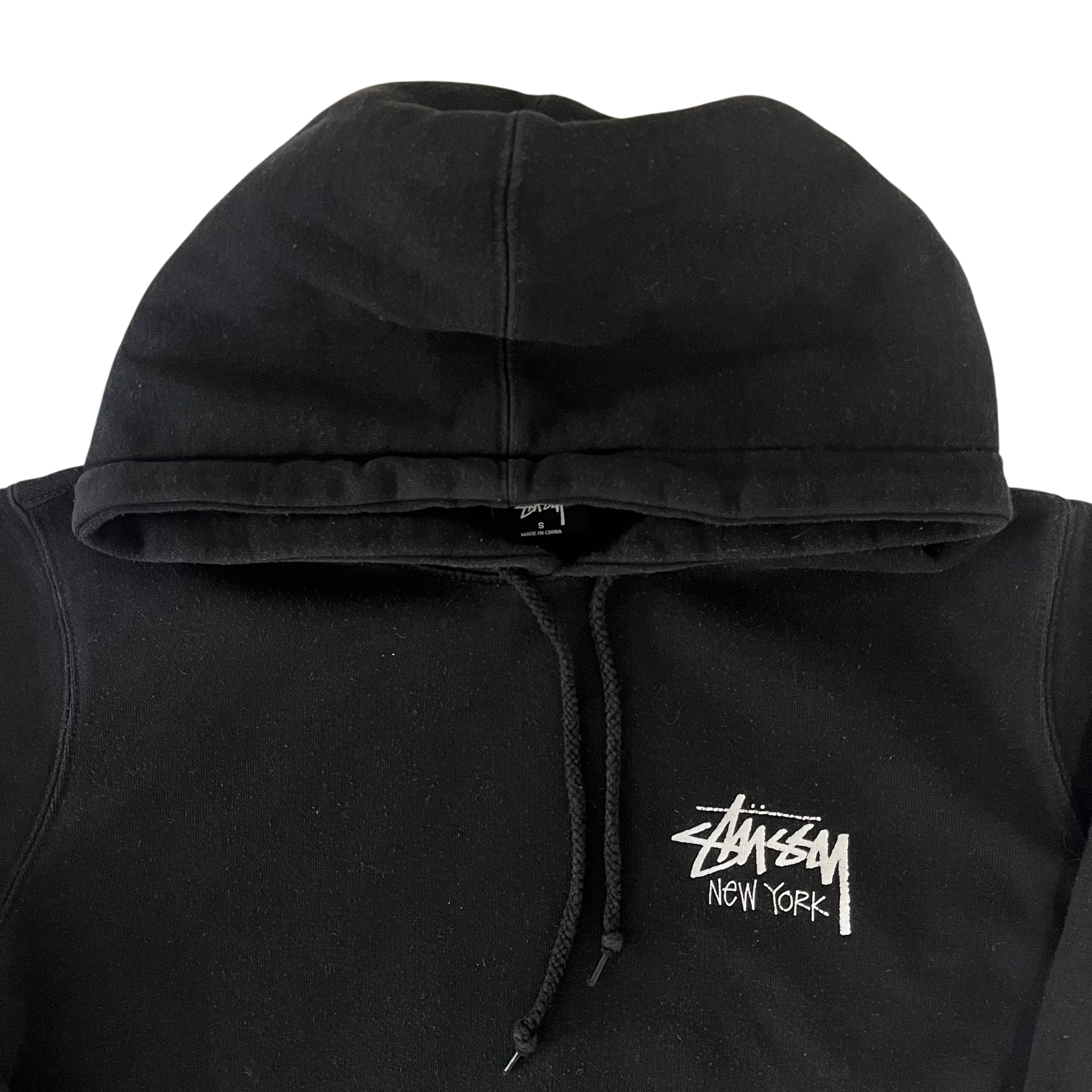 STUSSY NEW YORK LOGO HOODIE (S)