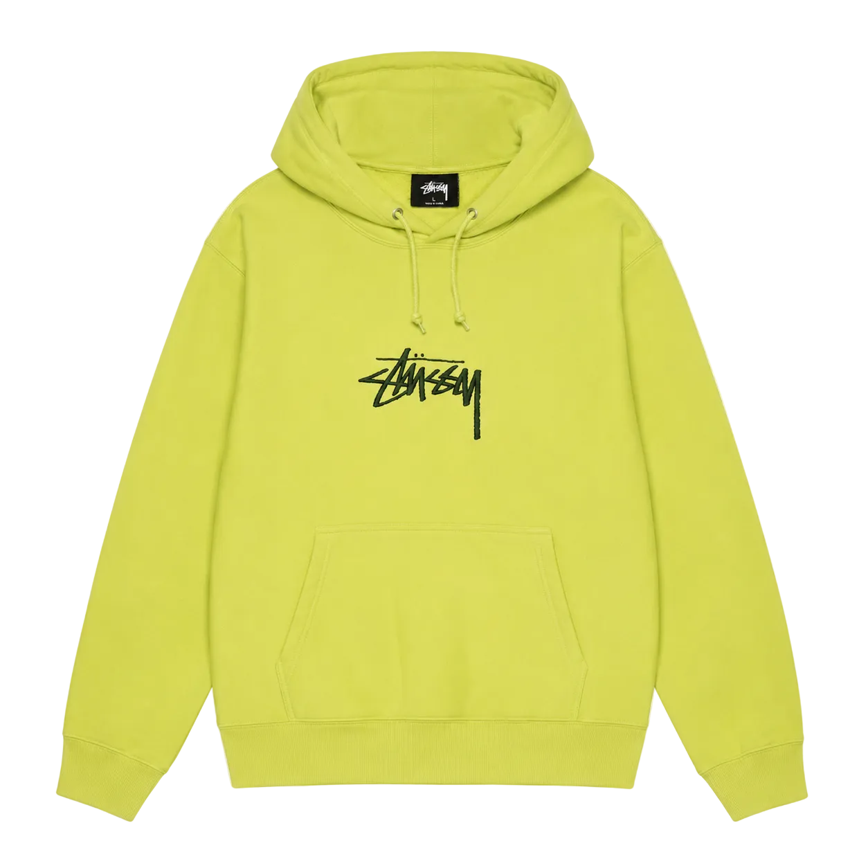 STUSSY STOCK LOGO HOODIE (L)