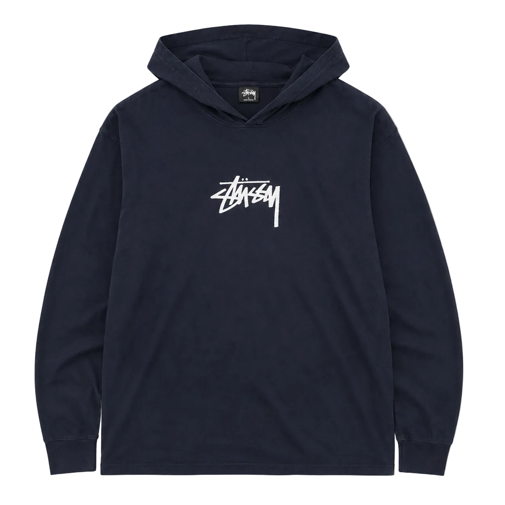 STUSSY MARKER STOCK LOGO HOODIE (L)