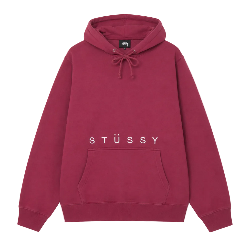 STUSSY CLASSIQUE APPLIQUE HOODIE (L)