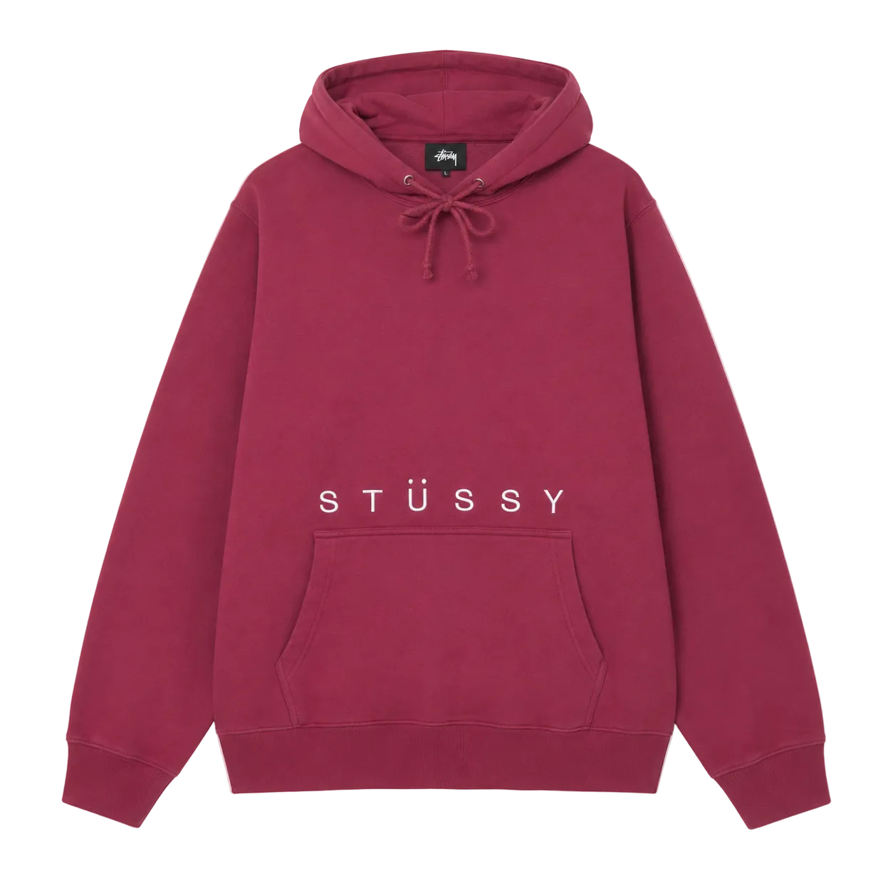 STUSSY CLASSIQUE APPLIQUE HOODIE (L)