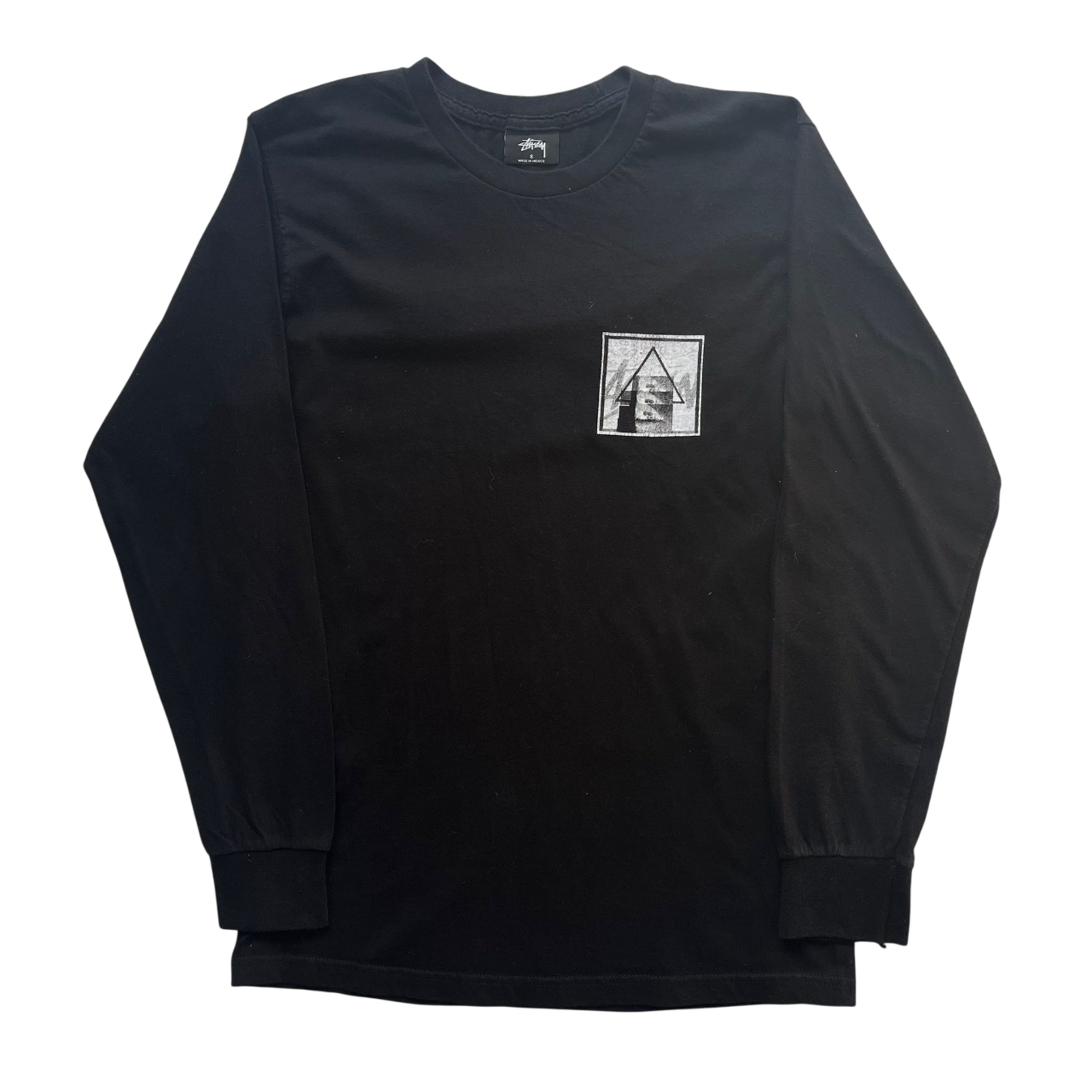 STUSSY LOGO PRINT LONGSLEEVE (S)