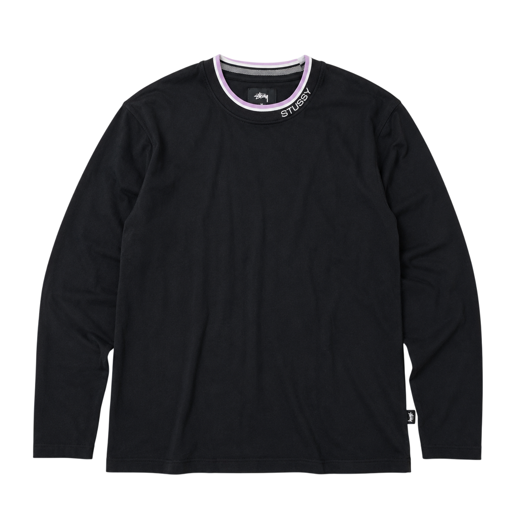 STUSSY CONTRAST COLLAR LONGSLEEVE (S)