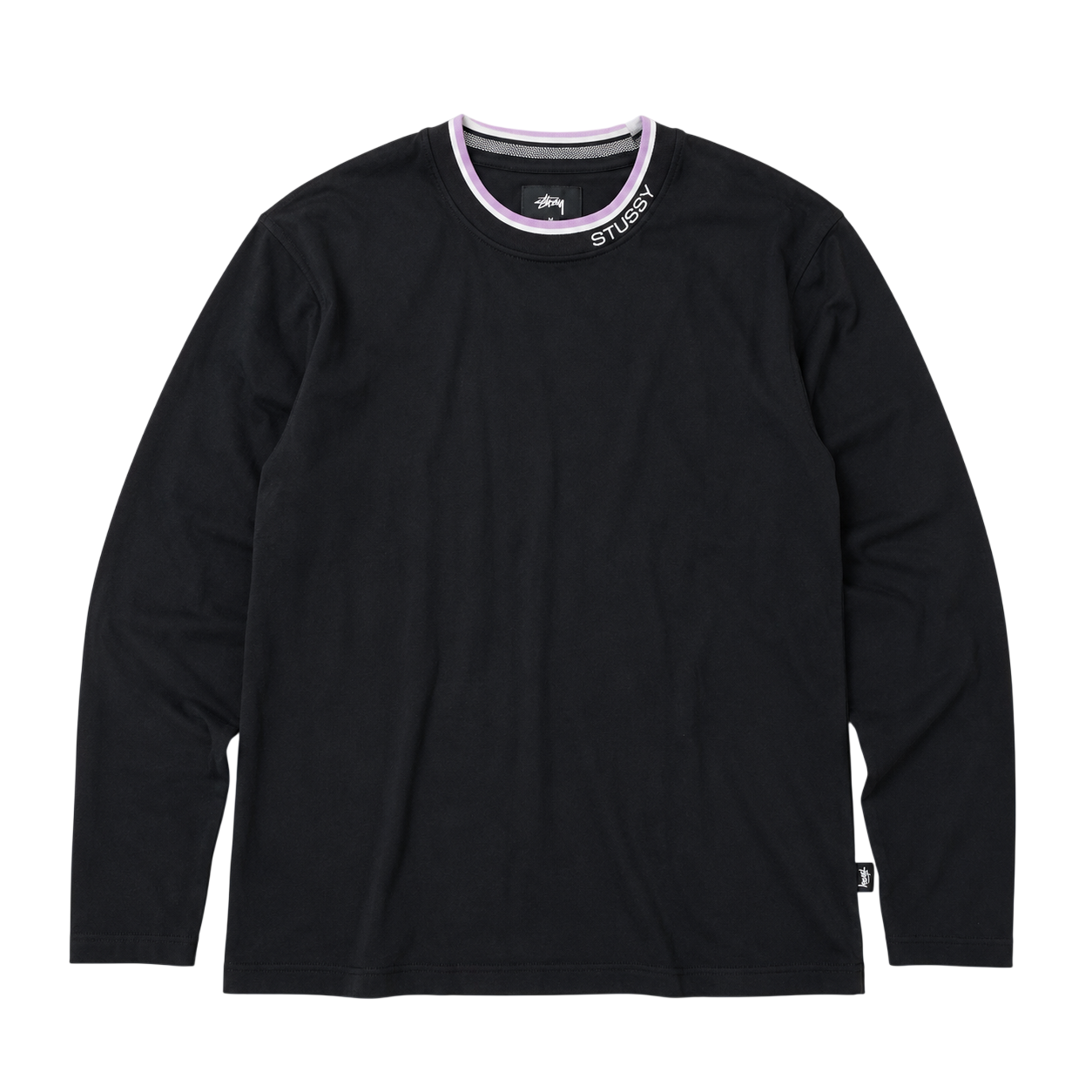 STUSSY CONTRAST COLLAR LONGSLEEVE (S)