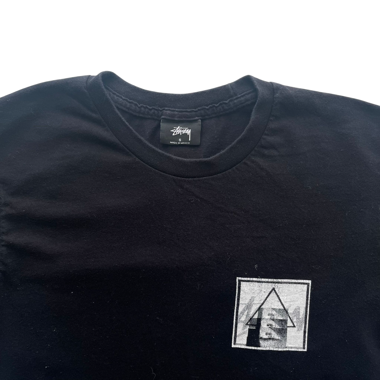 STUSSY LOGO PRINT LONGSLEEVE (S)