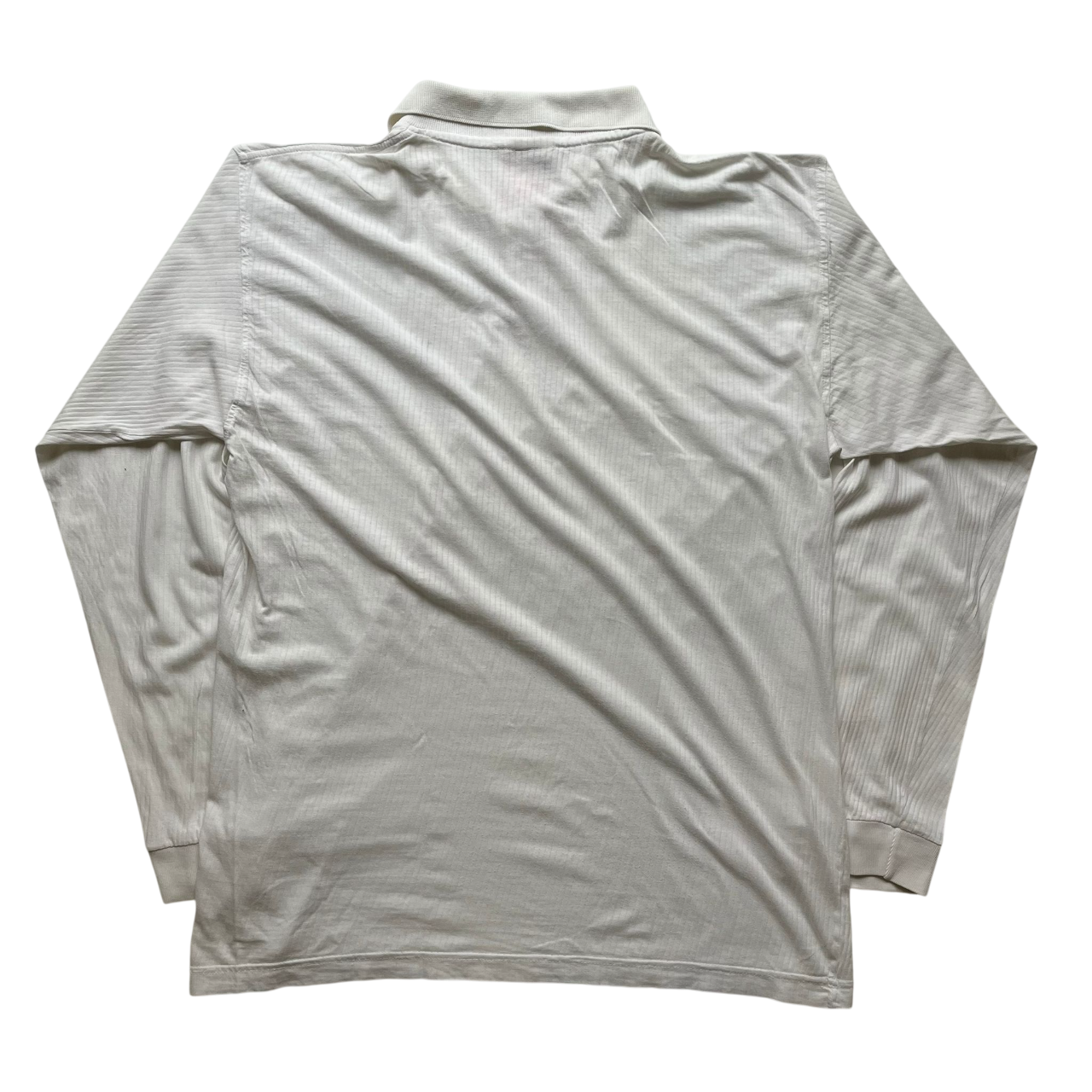 STUSSY SMALL EMBROIDERED LOGO POLO LONGSLEEVE (L)