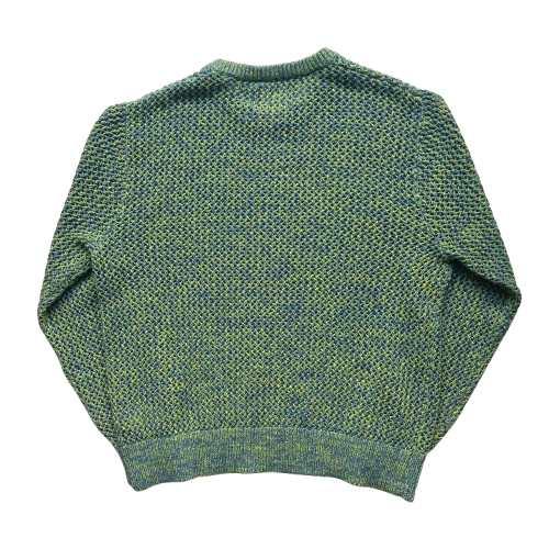 STUSSY 2 TONE LOOSE GAUGE SWEATER (M)