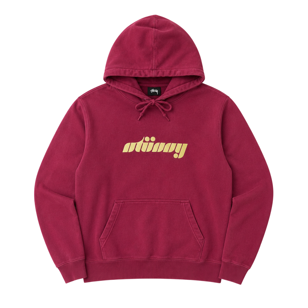 STUSSY PRETTY APPLIQUE HOODIE (M)