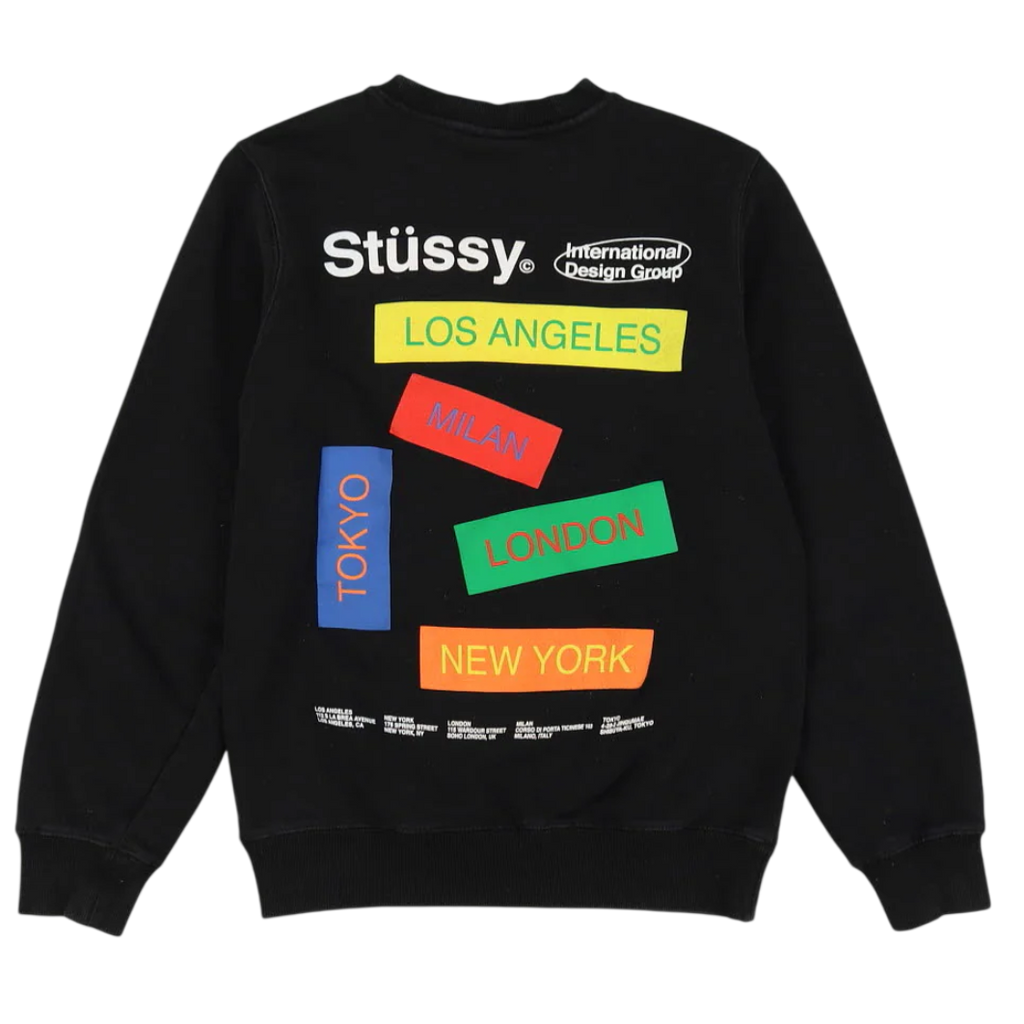 STUSSY CITY BANNERS SWEATER (M)