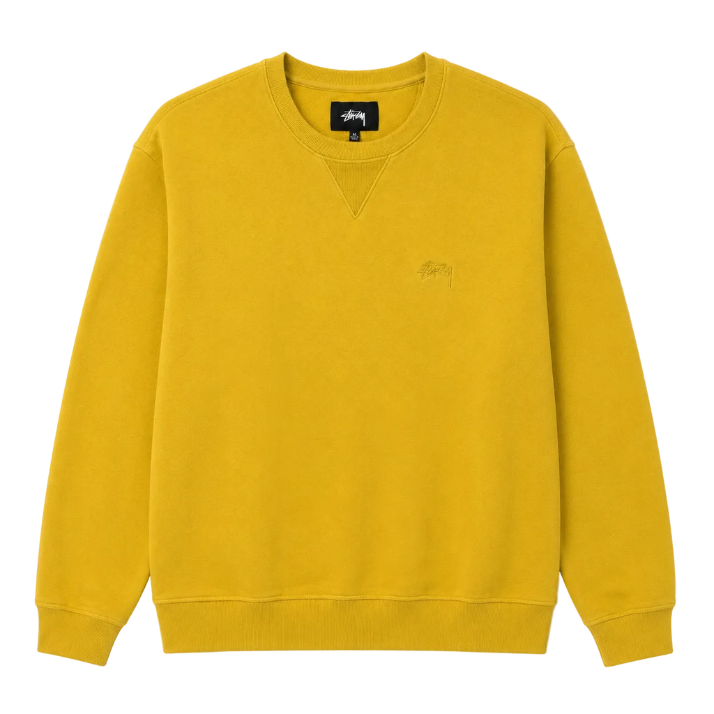 STUSSY STOCK LOGO SWEATER (XL)