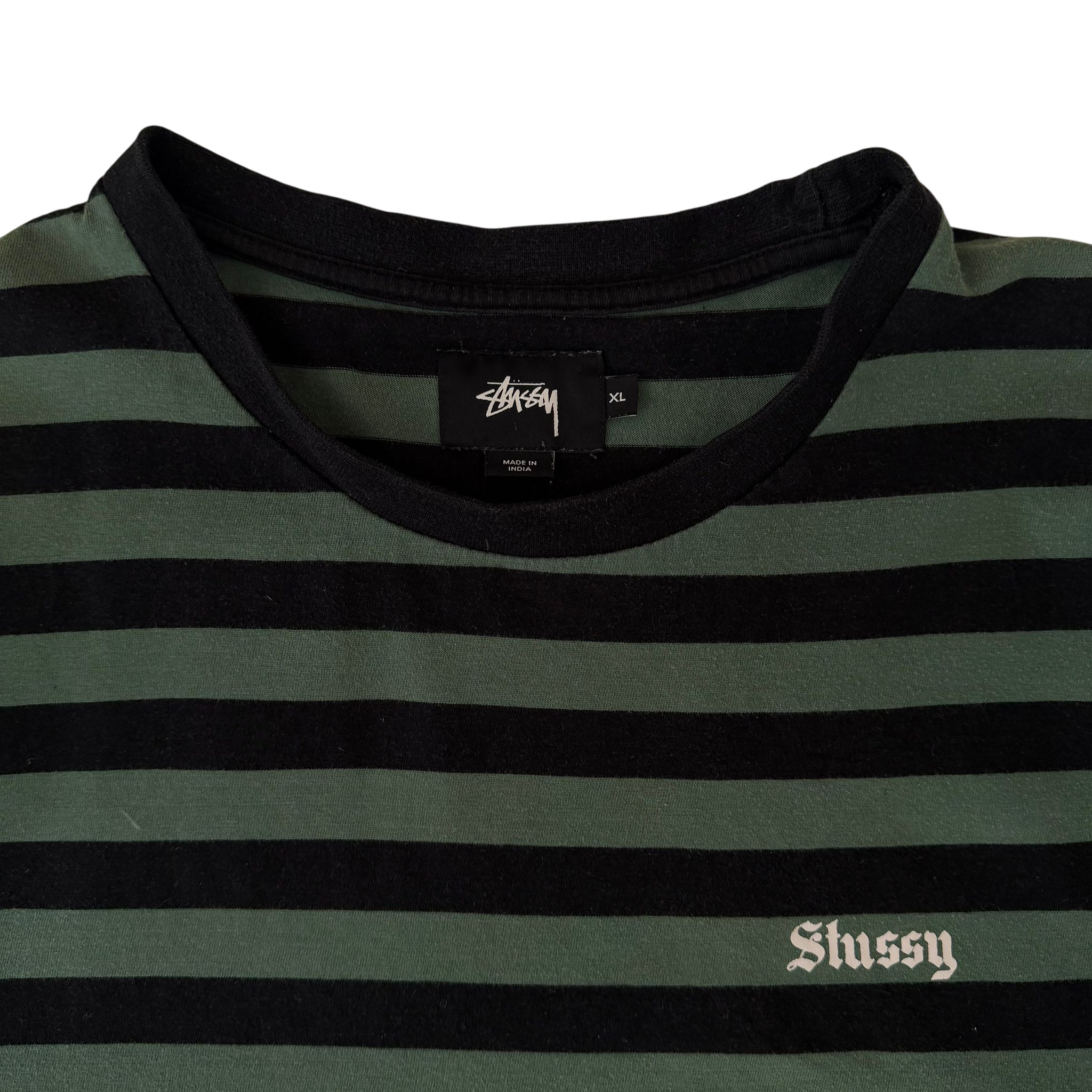 STUSSY BARON STRIPE TEE (XL)