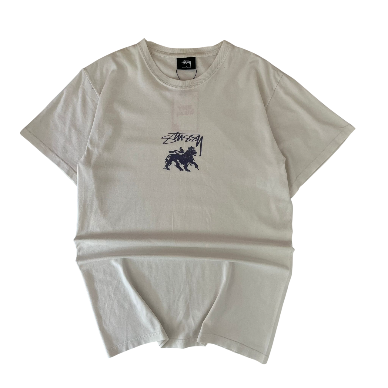 STUSSY STOCK LION PIG TEE (S)