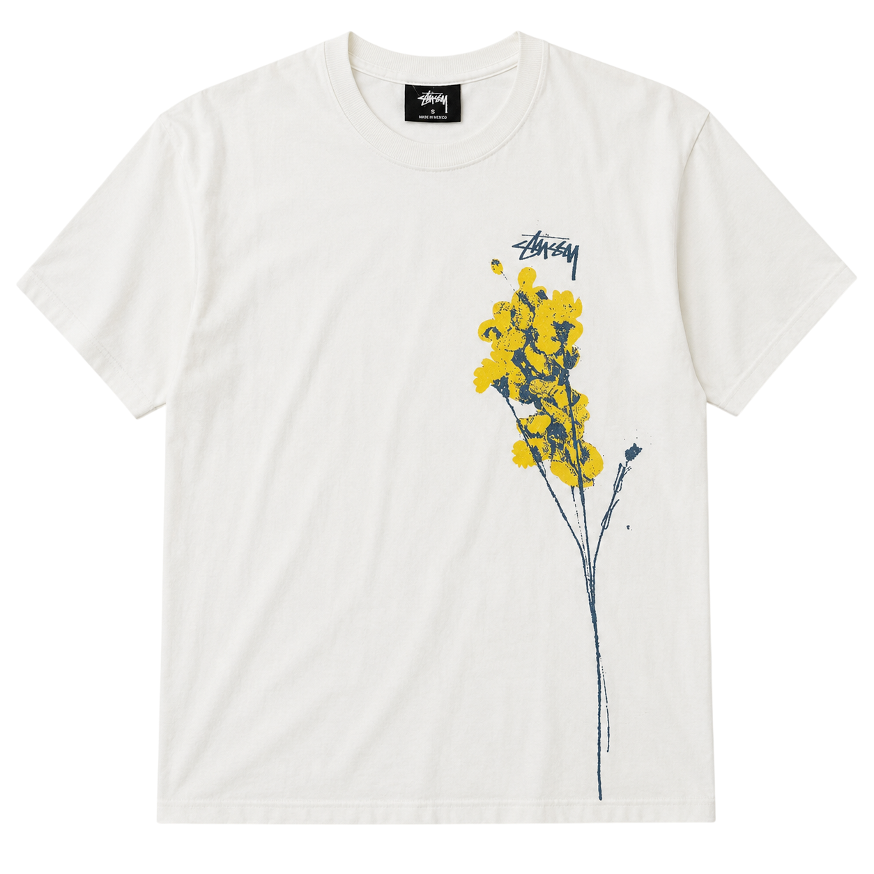 STUSSY DEAD FLOWERS TEE (S)