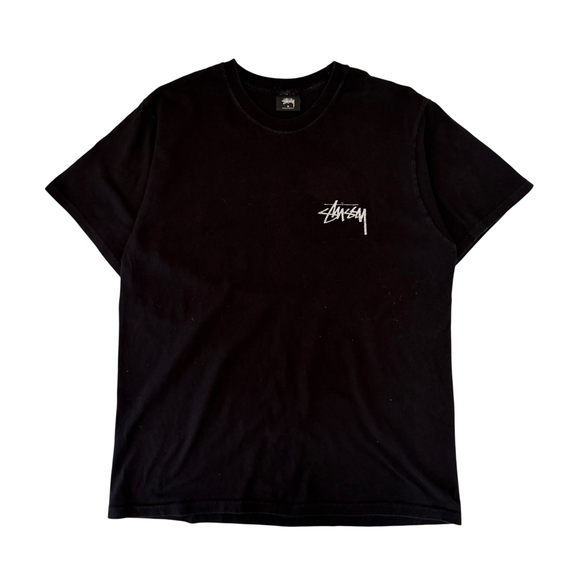 STUSSY SHROOMS BACK RPINT TEE (M)
