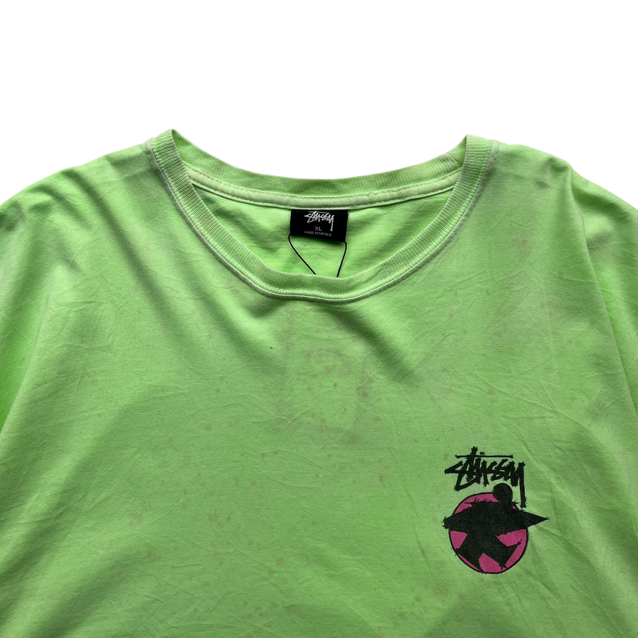 STUSSY INTERNATIONAL TRIBE BACK PRINT TEE (XL)