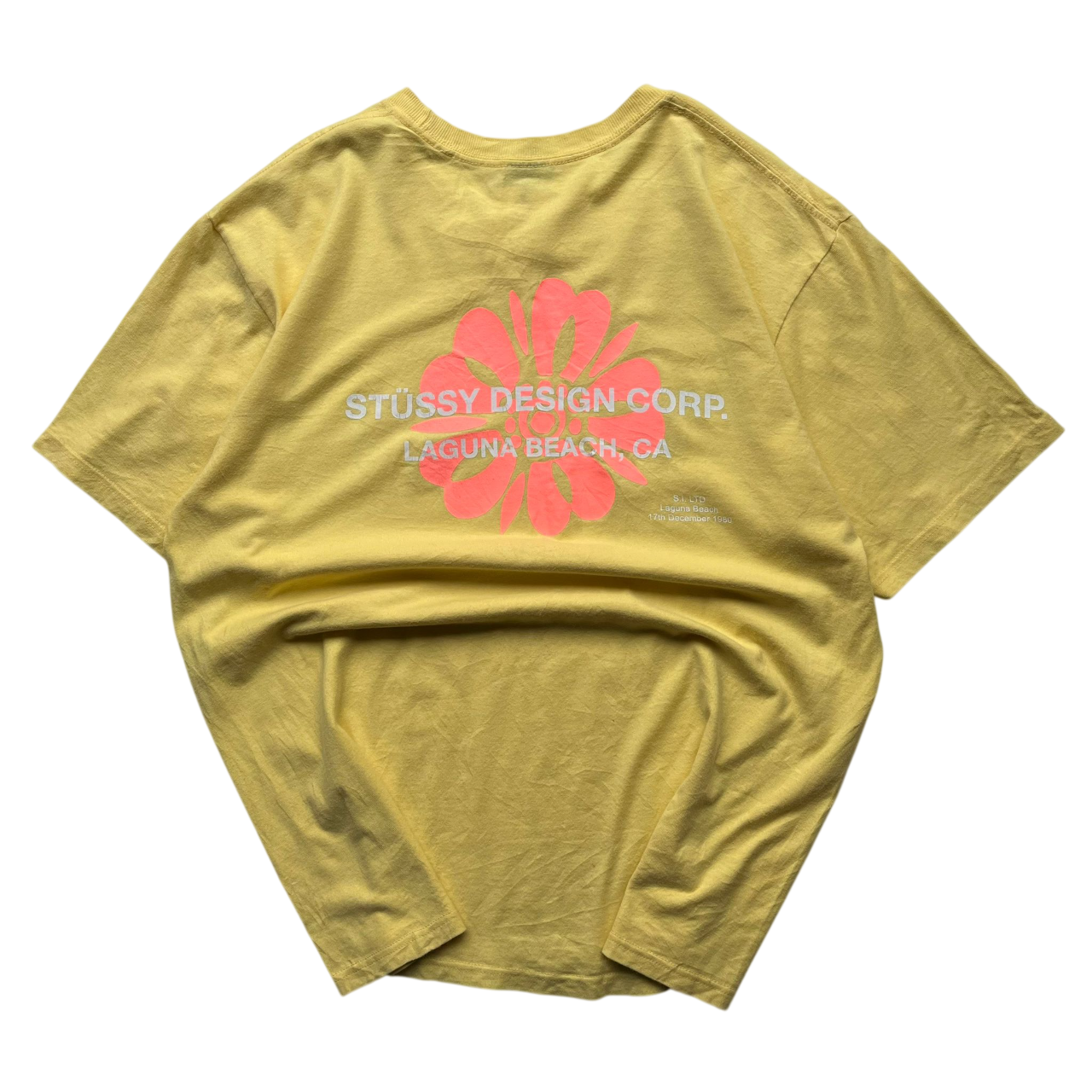 STUSSY LAGUNA FLOWER TEE (L)